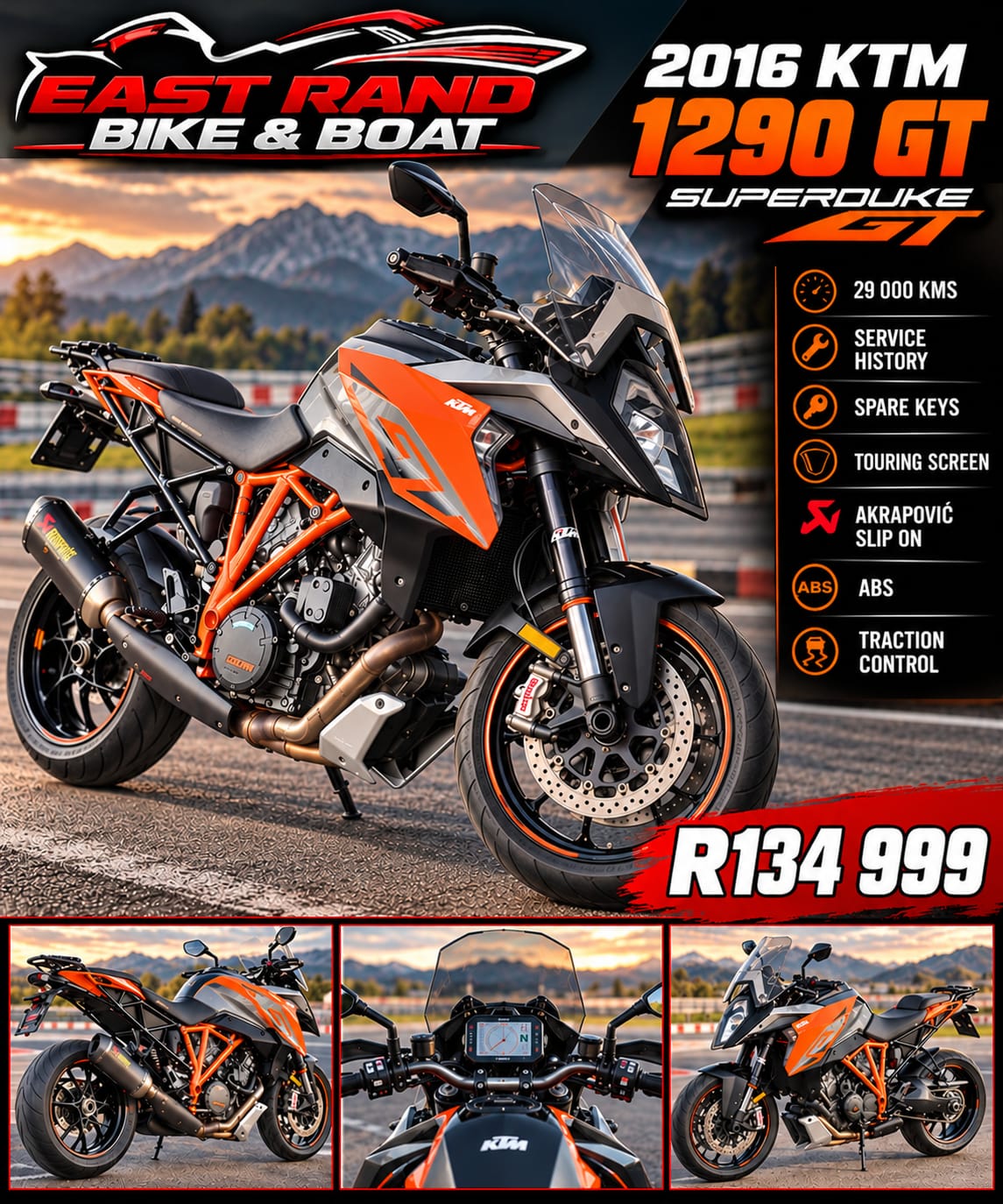 2016 KTM 1290 Super Duke GT